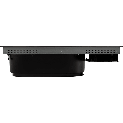 Elica NT-SWITCH BG RC 83cm Venting Induction Hob - Black - For Recirculating Ventilation - Side shot